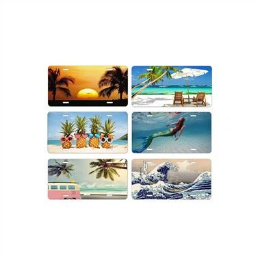 Unikalus aliuminio automobilio numerio ženklas